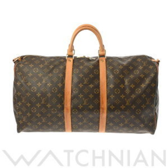 Louis Vuitton Monogram Keepall Bandouliere Brown Boston Bag - Picture 1 of 9